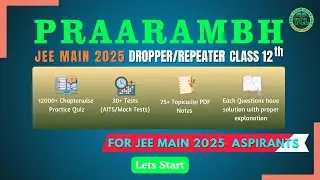 YCL Praarambh course for JEE 2025/Class 12/Repeater Students