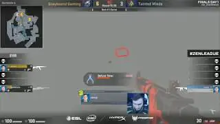 Zewsy dont fake! ZEN League CSGO vs Grayhound.