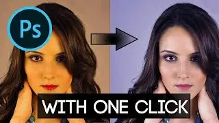 How to fix Skin tone in in Photoshop with One Click!