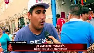 El amigo Carlos Galdós: el conductor más loco de la televisión nacional