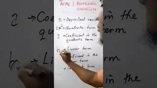 Mathematics made easy! I am the quadratic equation.