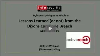Lessons Learned or not from the Dixons Carphone Breach