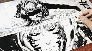 One Punch Man-Drawing a Manga Page[#1]