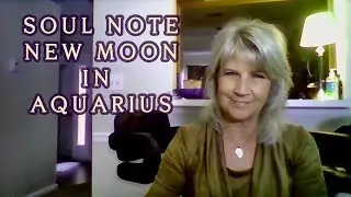 January's New Moon in Aquarius Soul Note ~ www.jeanwiley.com