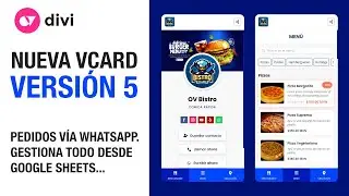 New Divi vCard 5.0: Create a digital card connected with Google Sheets and WhatsApp (presentation)