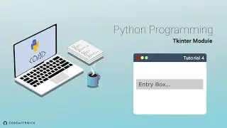 Create An Entry Box in Python with Tkinter Module! [Tutorial 04] - [Greek Tutorial]