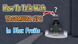 How To Talk With Tacomura NPC in Blox Fruits | What Does Tacomura NPC Do