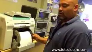 Unloading the Fuji DX100 paper explained by a Fuji tech