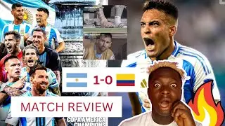 Dramatic Encounter: Argentina vs. Colombia | Messi's Injury & Martinez's Extra Time Winner | REVIEW