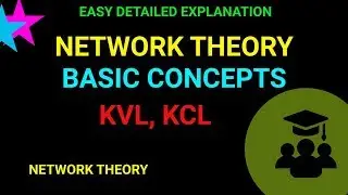 Network Theory Basics - Part 1 | Emmanuel Tutorials