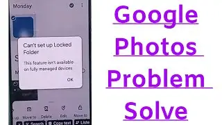Can't setup lock folder | how to fix can't setup lock folder problem in Google photos