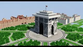 North Korean Arch - Minecraft Timelapse