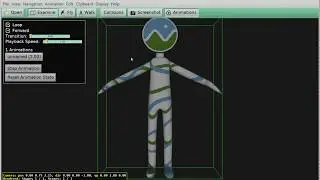 First test of glTF skinned animations in Castle Game Engine
