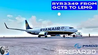 [P3D V5.3] FROM TENERIFE SOUTH TO MALAGA WITH A SURPRISE! | PMDG 737NGXu