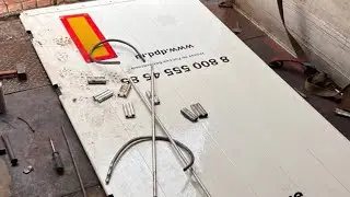 Замена петель на воротах шмитц