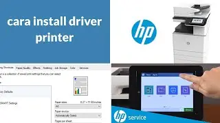 Cara install universal print driver - printer hp