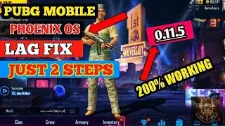 Pubg mobile phoenix os lag fix just 2 steps