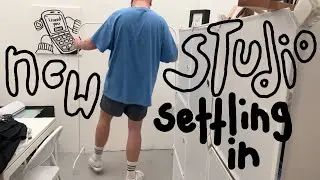 Studio vlog ✦ settling in to my new art studio, but moving again?
