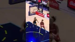 Aliyah Boston to Caitlin Clark for 2 | Indiana Fever vs Dallas Wings WNBA basketball #shorts #short