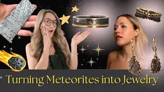Making custom Meteorite jewelry! Acid etching and fabrication