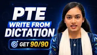 PTE Write From Dictation Practice with Answers | 1 Tip To Score 90 | Write From Dictation PTE 2026