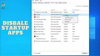 How to disable Startup applications on windows || Increase performance
