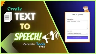 Create Text to Speech Converter tool😮🔊🔊 - FREE & No Limits #melodi #melody