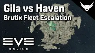 EVE Online - Gila Haven Ratting vs Brutix fleet