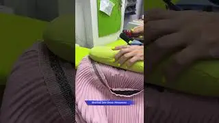 Укрепляем декоративную поясную резинку.  
