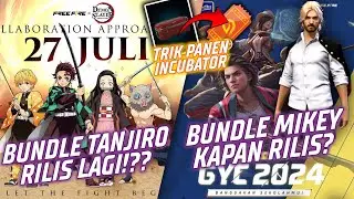 BOCORAN FREE FIRE X DEMON SLAYER PART 2 RILIS! BUNDLE MIKEY TOKYO REVENGERS KAPAN RILIS?