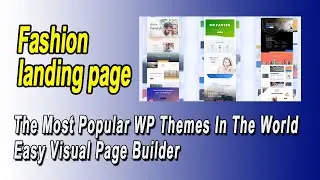Best Fashion Layout Wordpress Theme And 1253 Other WP Templates. Easy Page Builder.