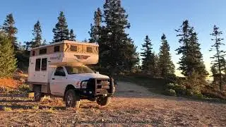 Northern California mountaintop views. Near Burney, California. October 2020.