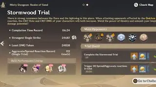 Misty Dungeon Event : Stormwood Trial (Trial Character Only) | Genshin Impact