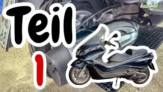 🔴Roller Getriebelager / Radlager wechseln TEIL 1 -Piaggio -Beverly 350ccm -X10 350ccm - Vorbereitung