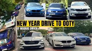 New Year Drive To Ooty #Madrasdriven Crazy Lineup of cars! Fun & Enthusiastic Drive Vlog