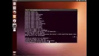Ubuntu 13.04 install openssh, apache,php5