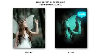 Glow Effect in Photoshop | Photoshop Tutorial Tamil | Social Media Post | 6PM UPLOAD