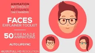 After Effects Template - Faces | Explainer-Toolkit