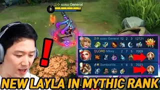 Mythic Glory used Revamped New Layla... but WTF | Mobile Legends