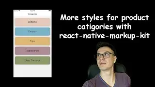 #9 - Styles for categories with react-native-markup-kit | React Native open-source eCommerce App