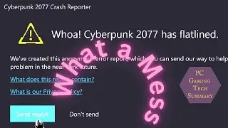 Cyberpunk 2077 2.0 Makes crashing worse for PC users across the Earth