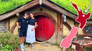 LET THE NEW ZEALAND ROAD TRIP BEGIN! Visiting HOBBITON & Rotorua 🧙‍♂️