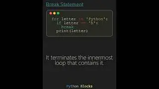 Python Break Statement Advanced