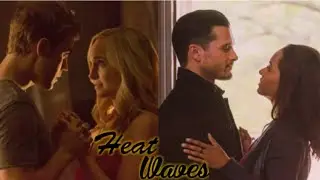 Heat Waves | Stefan & Caroline with Bonnie & Enzo “sometimes all I think about is you”(FMV)