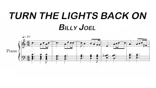 Billy Joel - Turn the Lights Back On Sheet Music
