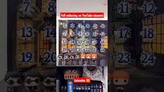 HARRY POTTER FUNKO POP ADVENT CALENDAR 2022 FULL UNBOXING 