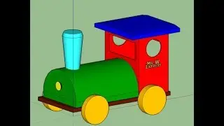 SketchUp - Toy Train Tutorial