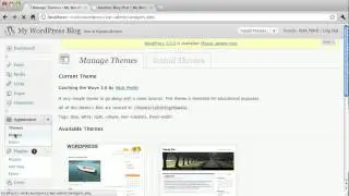 Wordpress Theme Design Course: The Sidebar Template