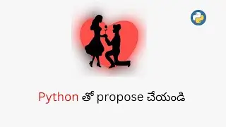 Love and learn python program in Telugu | love 