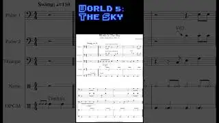 World 5: The Sky - Super Mario Bros. 3 (1988, NES) OST - Music Transcription